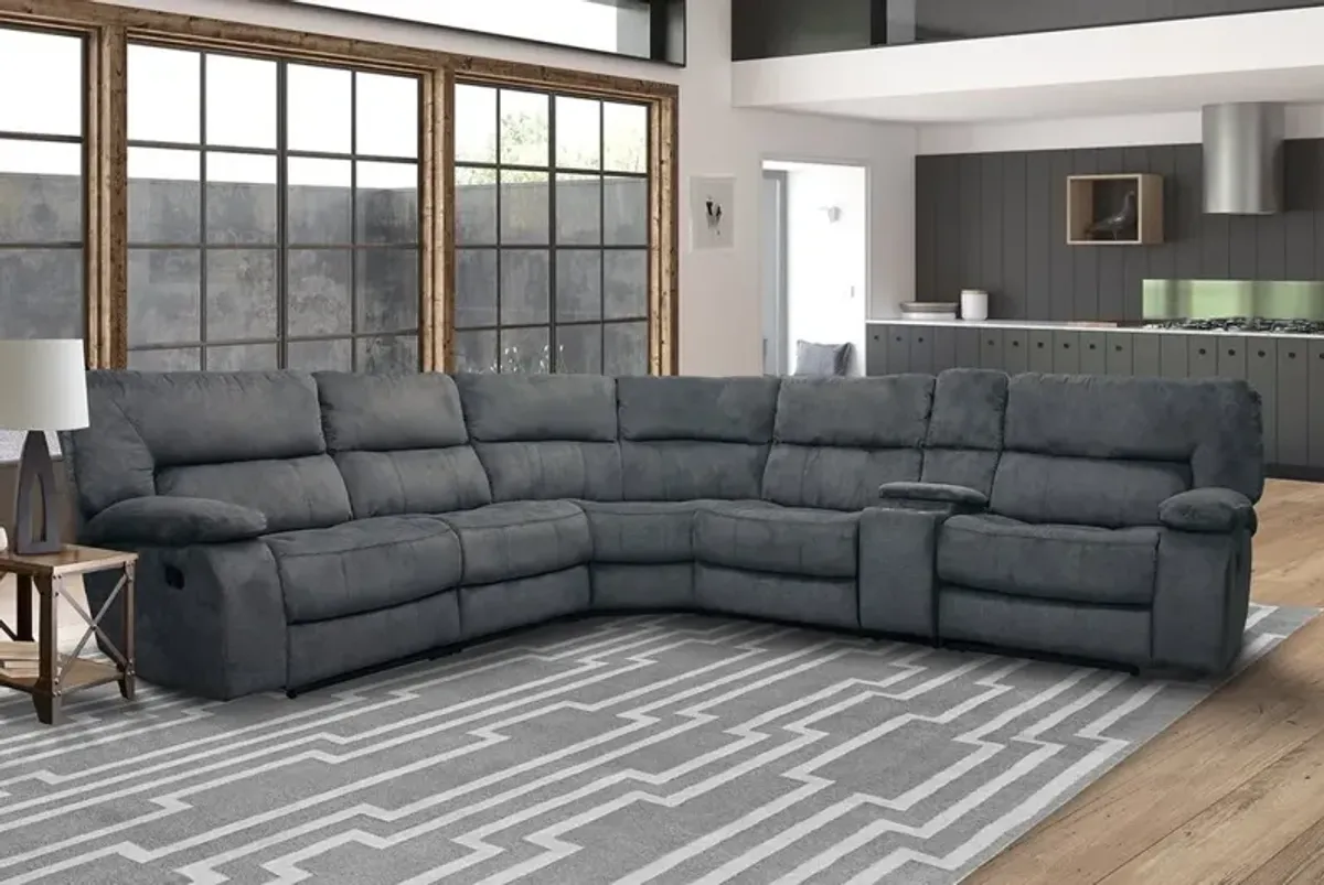 Parker House Chapman Collection 6-Piece Sectional in Polo Color