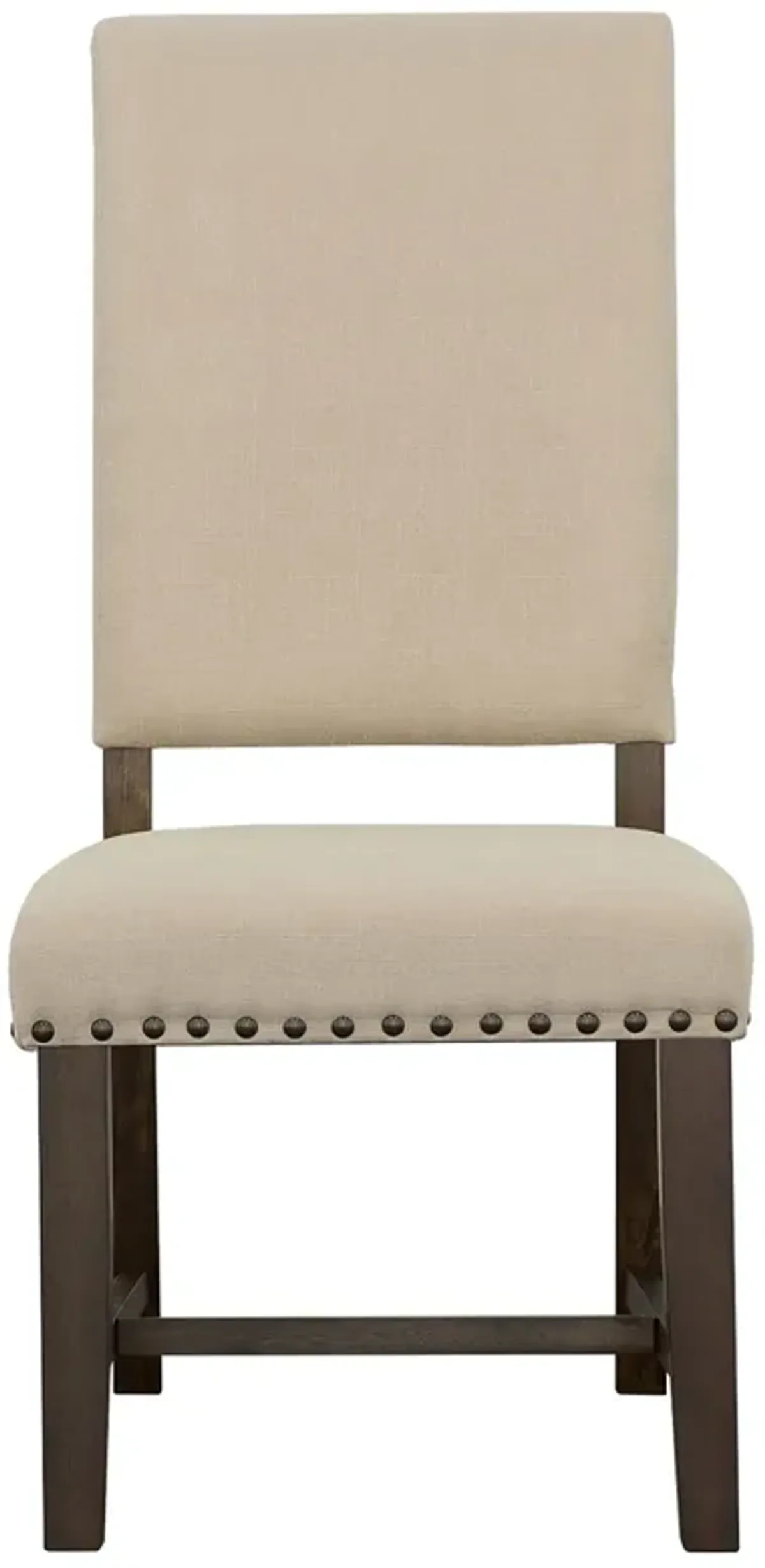 Coaster Twain Upholstered Dining Side Chair Beige