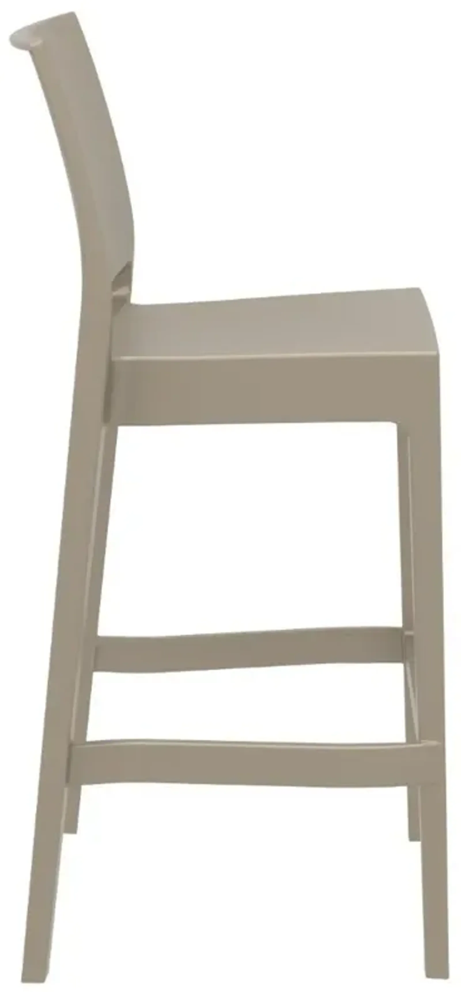 Compamia Maya Resin Bar Stool Taupe