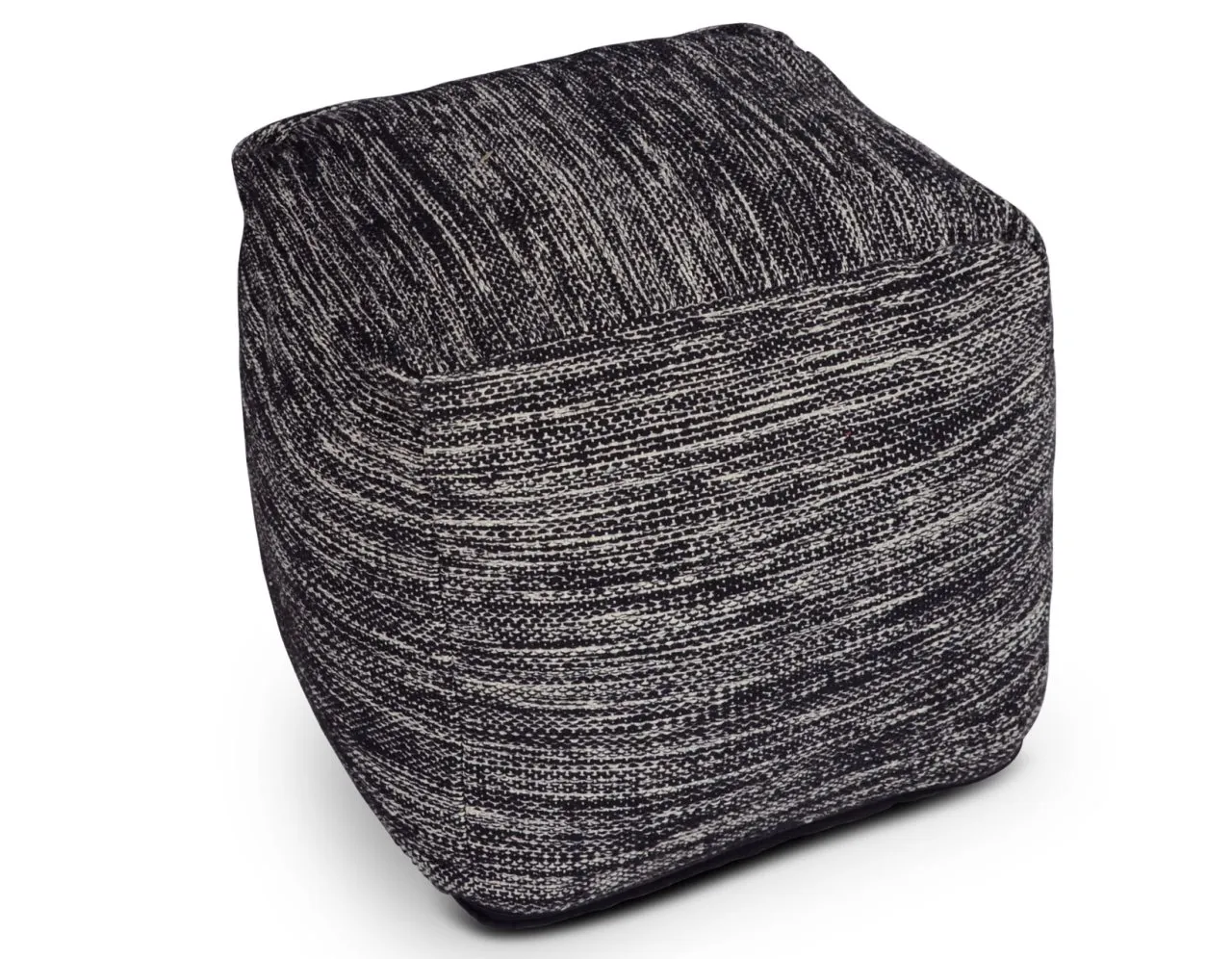 OMARI HANDWOVEN POUF