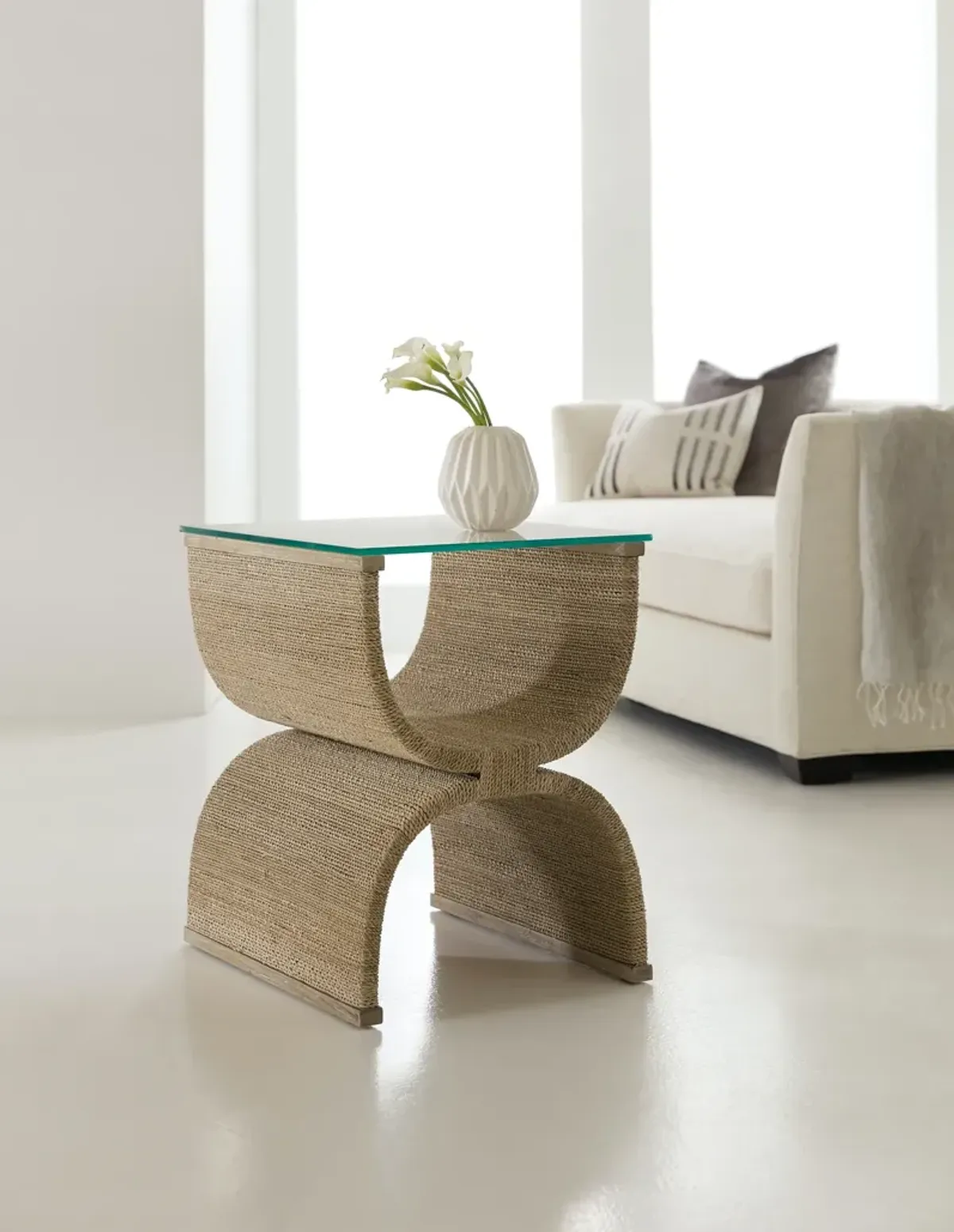 Hooker Furniture Melange Lenny Woven End Table