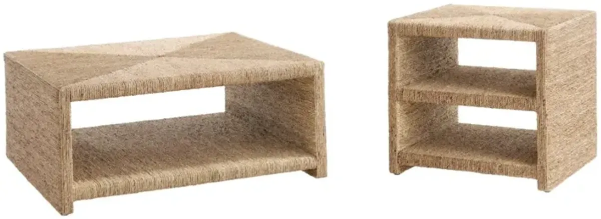 Martin Svensson Sweetgrass Natural Rectangular Coffee Table