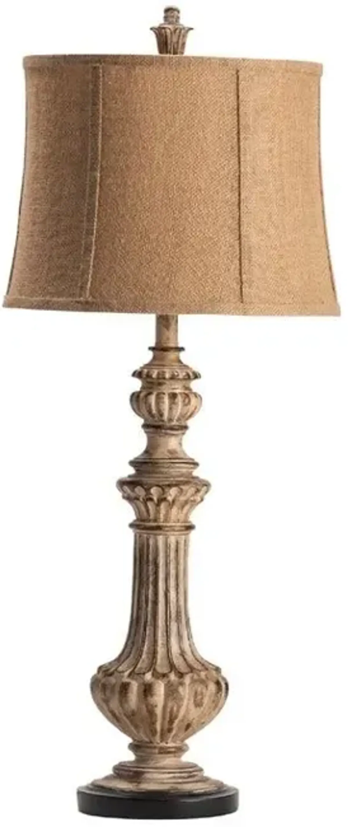 Crestview Cameron Beige/Black Table Lamp