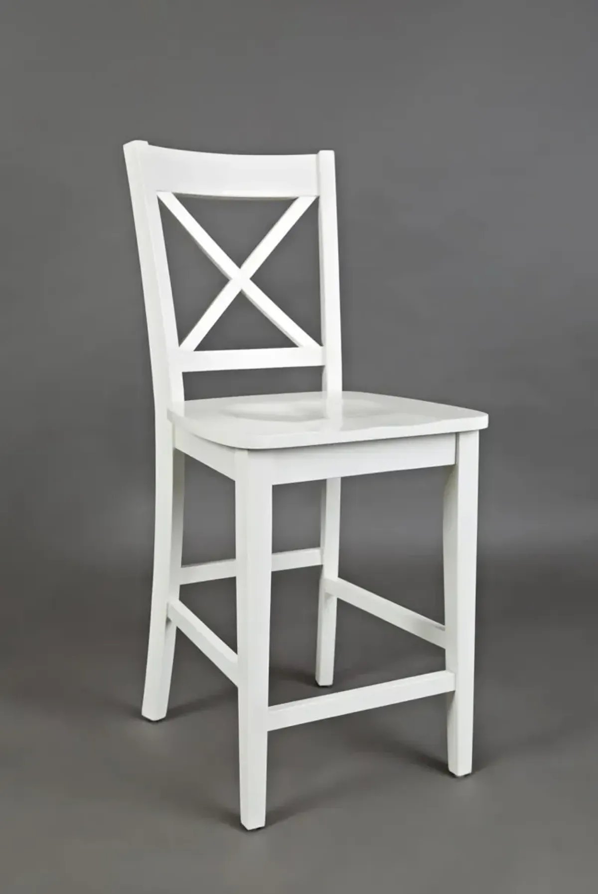 Jofran Simplicity X-Back Stool Paperwhite