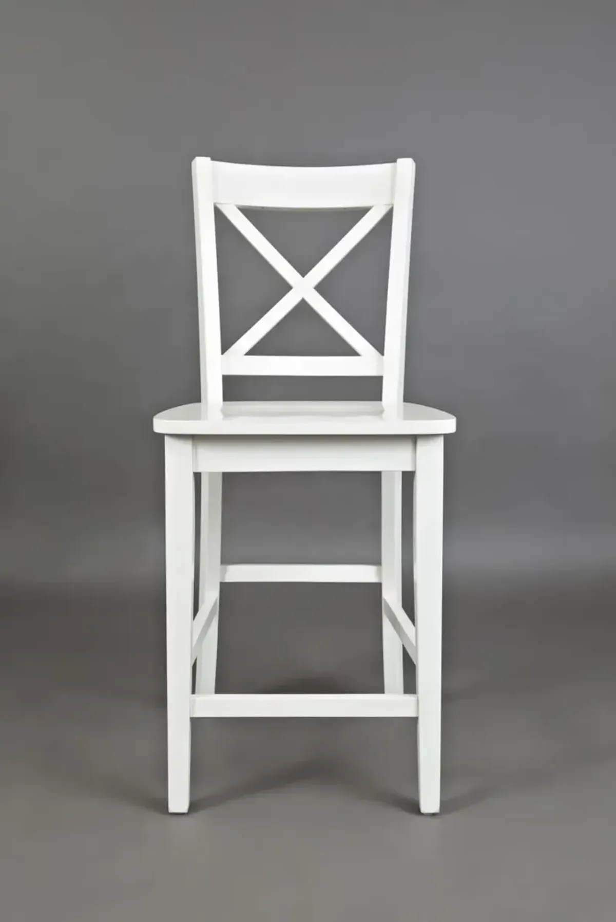 Jofran Simplicity X-Back Stool Paperwhite