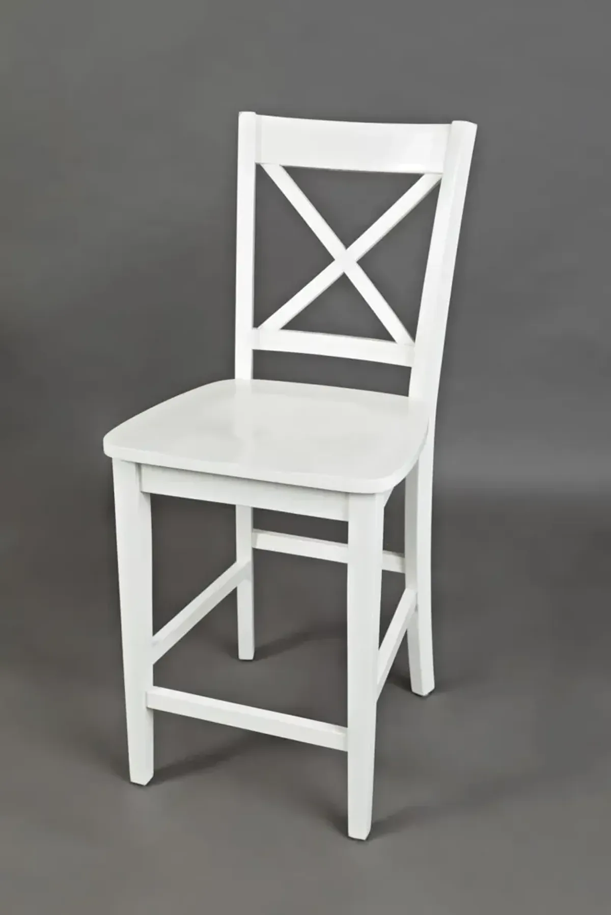 Jofran Simplicity X-Back Stool Paperwhite