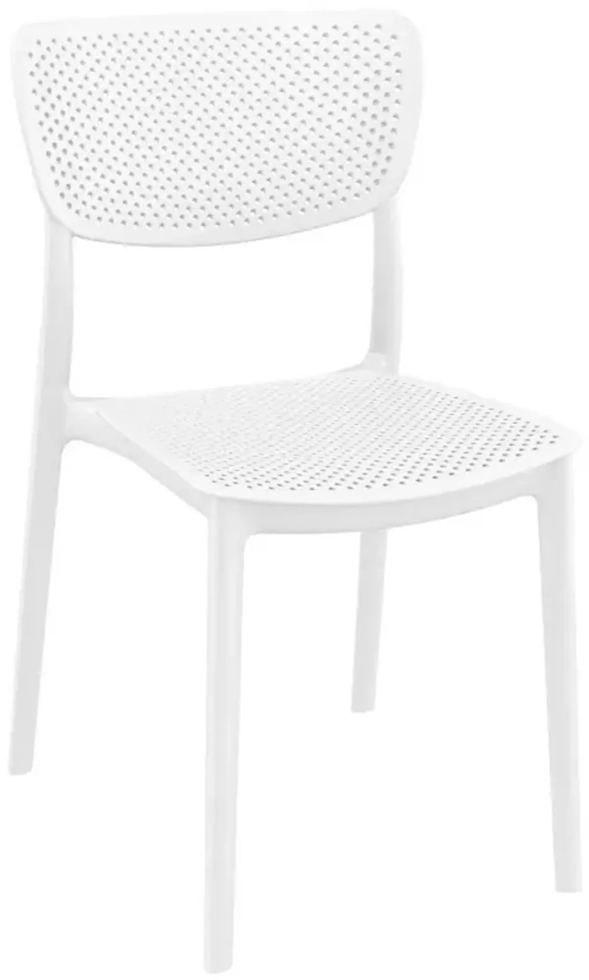 Compamia 3-Piece Lucy Outdoor Bistro Set with 31 Inch Table Top White