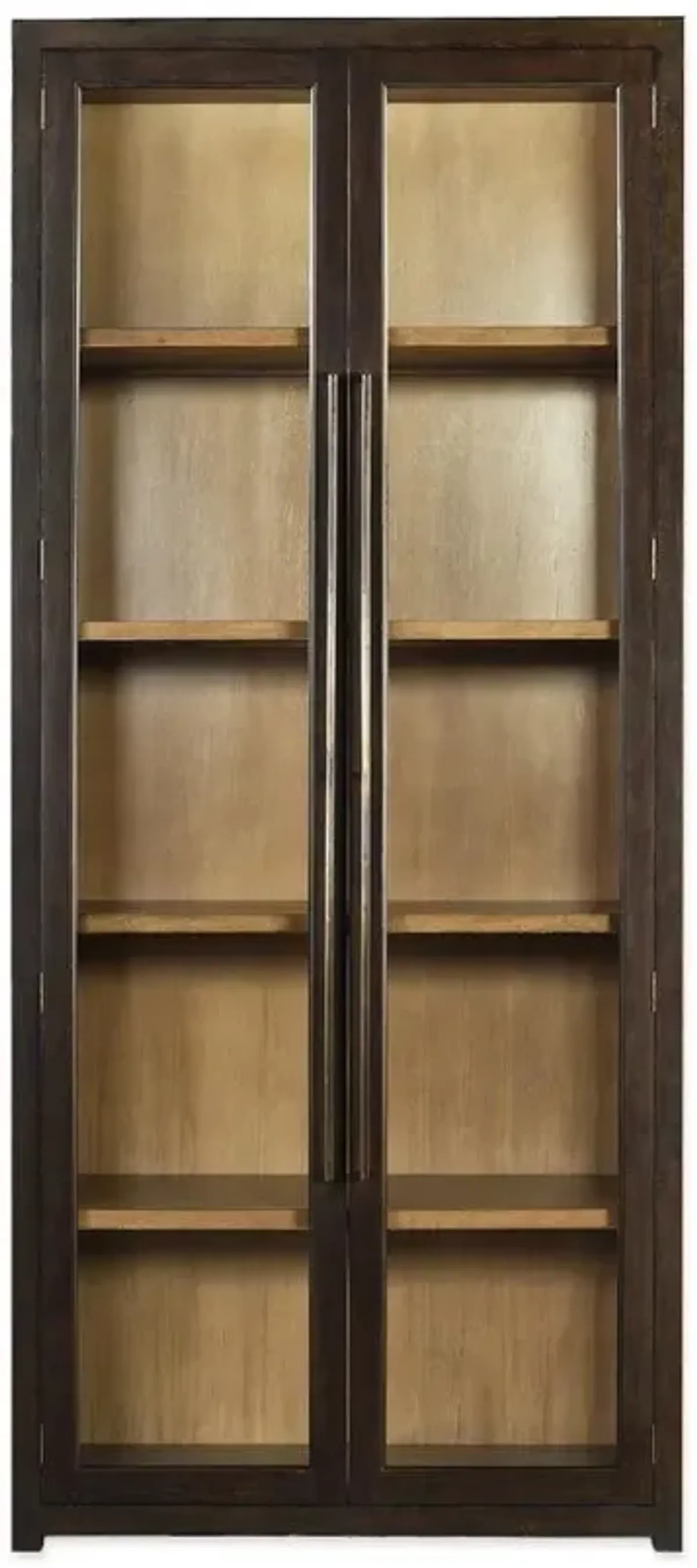 Noble Furniture Stanley 96 Inch Cabinet with a 2-Door Design with 4 Interior Shelves