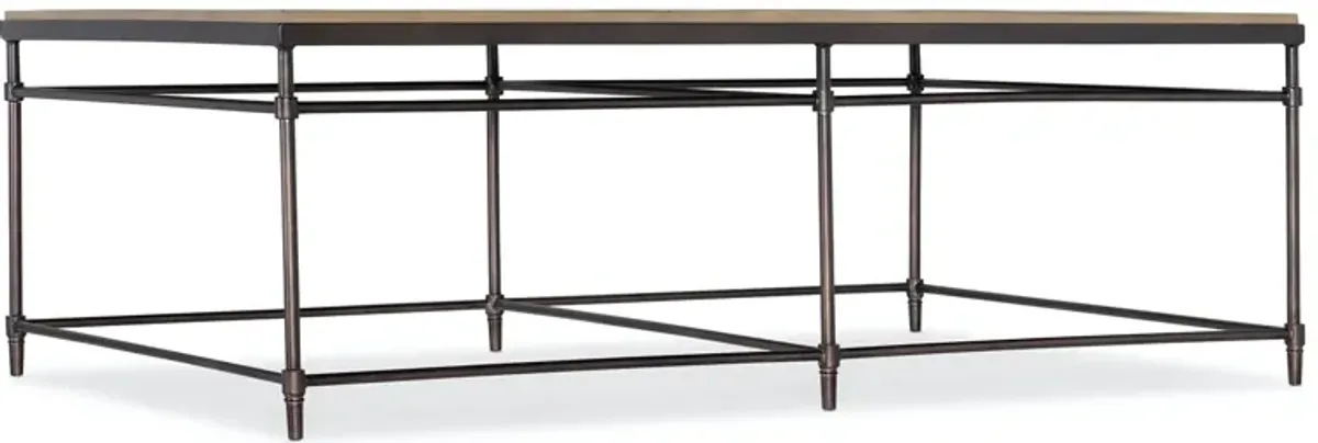 Hooker Furniture St. Armand Bronze Rectangular Cocktail Table