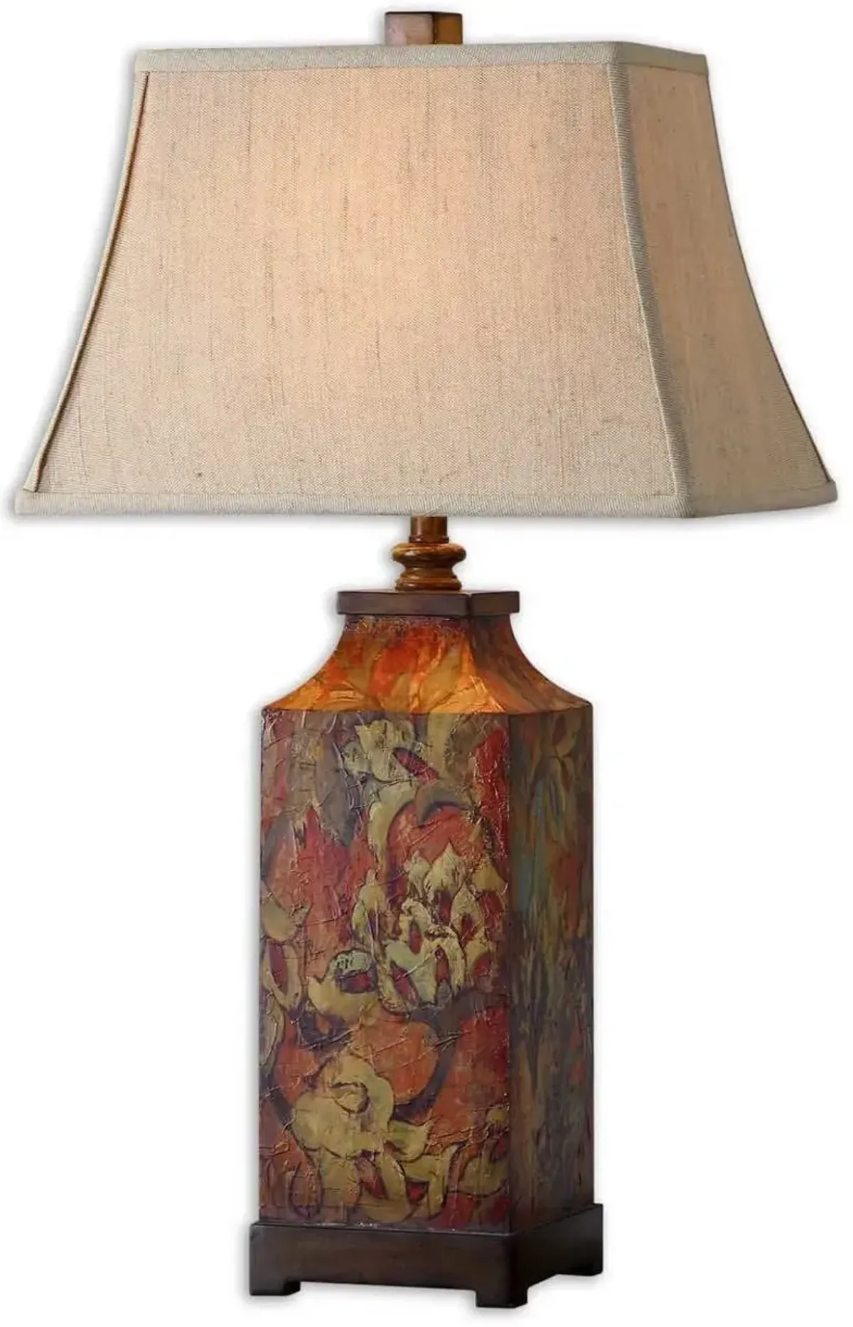 Uttermost Colorful Flowers Table Lamp