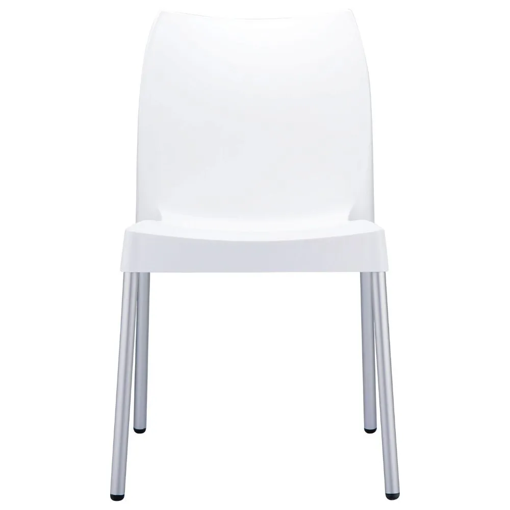 VITA RESIN OUTDOOR DINING CHAIR WHITE