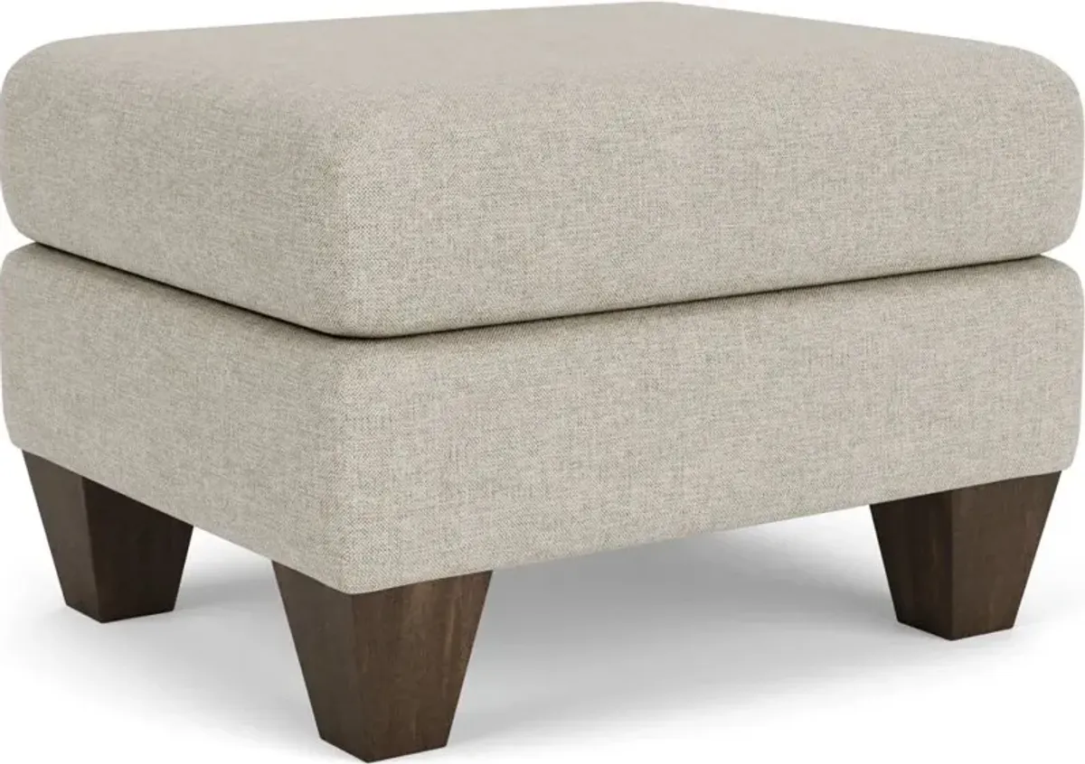 Flexsteel Moxy Silver Driftwood Ottoman