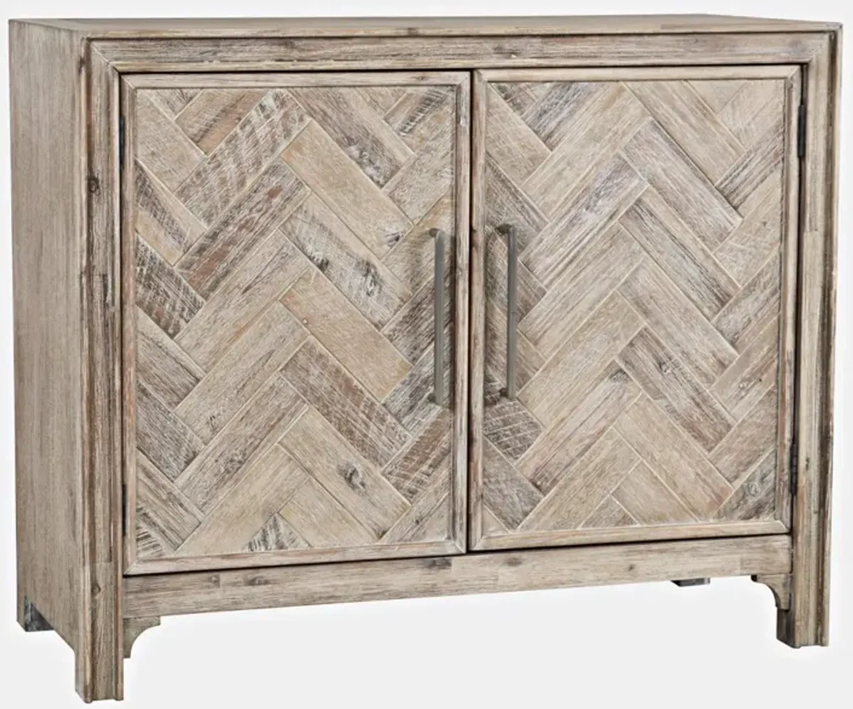 Gramercy 2-Door Accent Cabinet Grey Wash