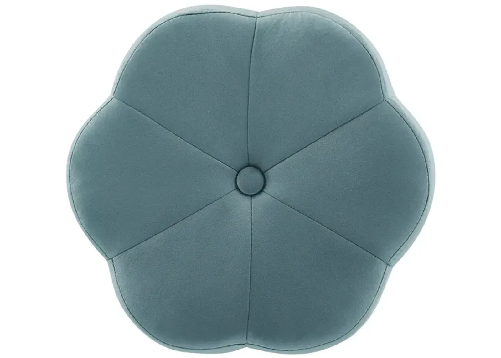 Linon Seraphina Teal Vanity Stool