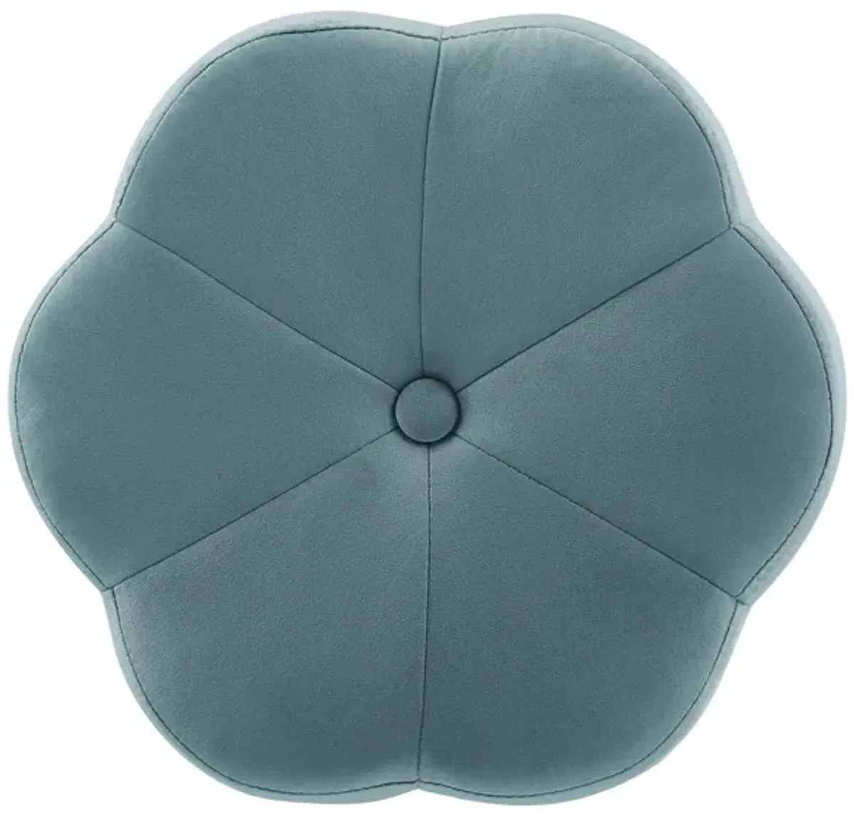 Linon Seraphina Teal Vanity Stool