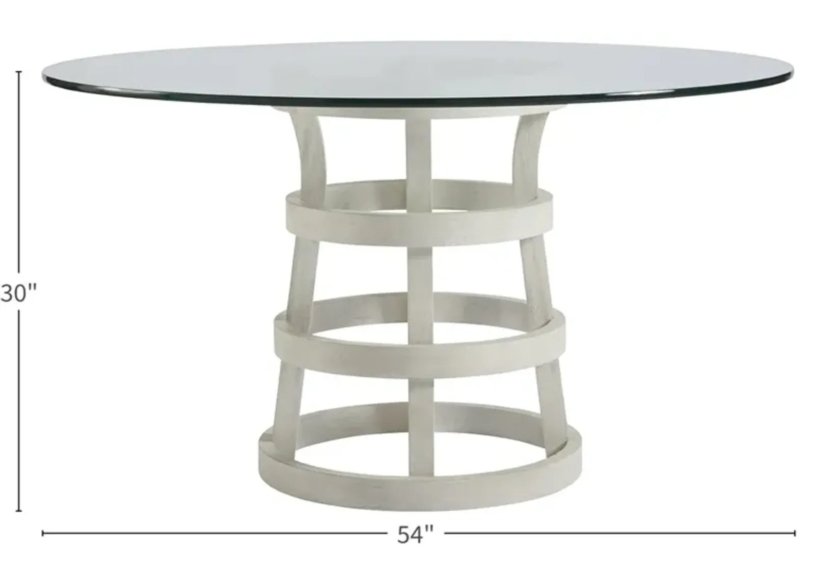 ESCAPE COASTAL LIVING HOME SANDBAR 54 INCH DINING TABLE