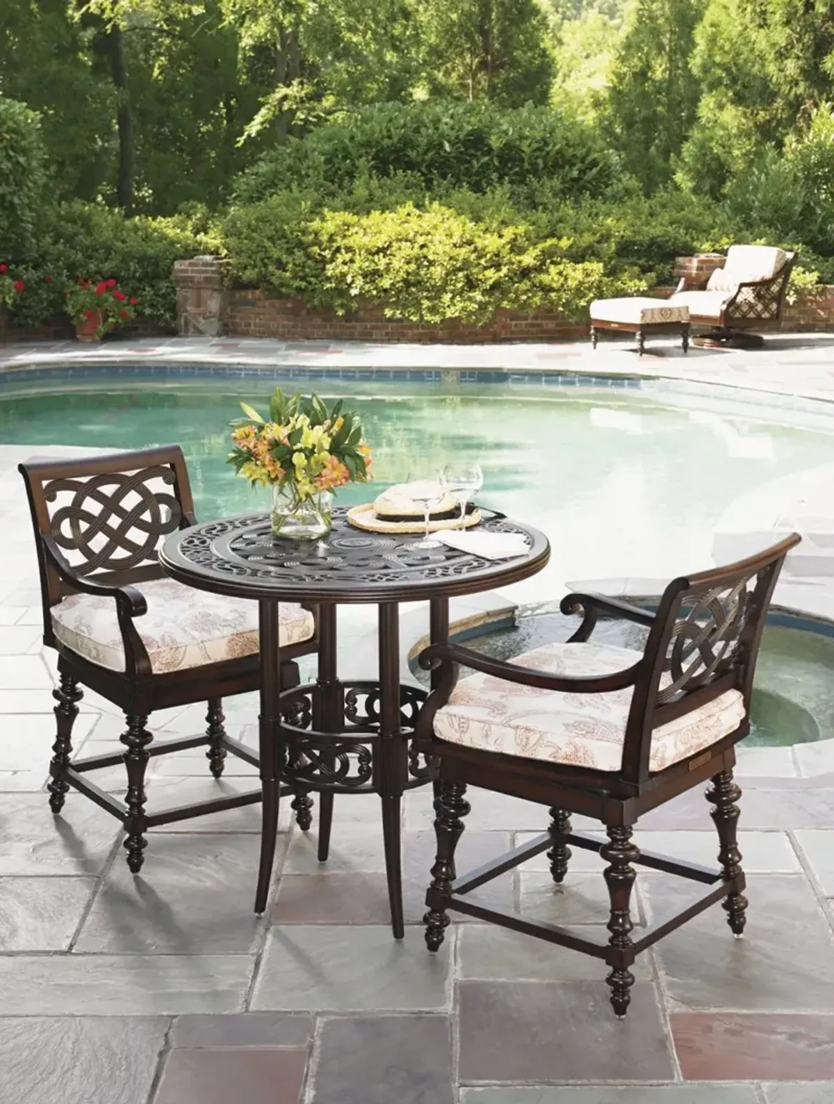 Tommy Bahama Outdoor by Lexington Royal Kahala Black Sands Bistro Table