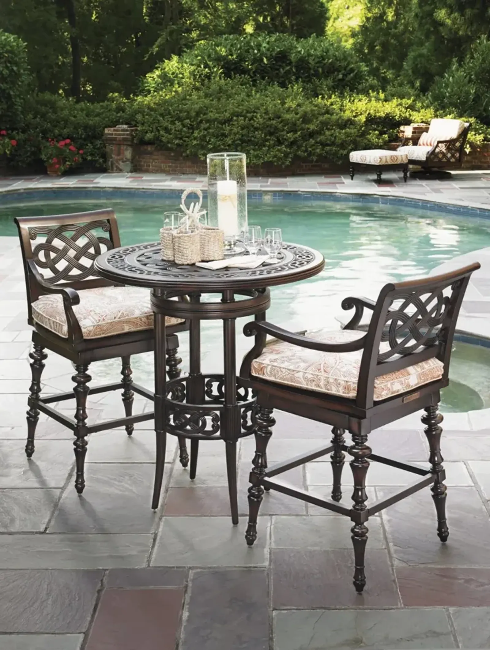 Tommy Bahama Outdoor by Lexington Royal Kahala Black Sands Bistro Table