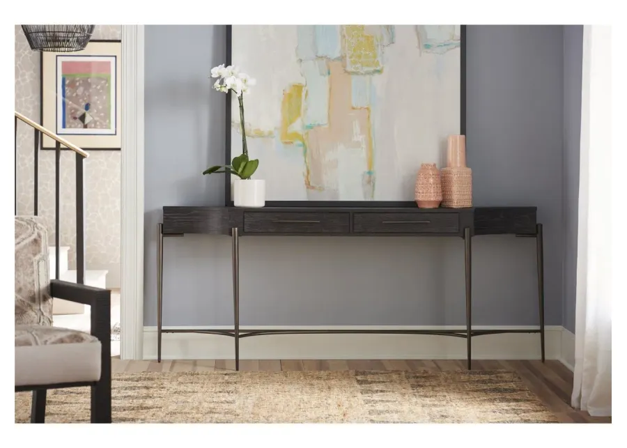 CURATED OSLO ONYX CONSOLE TABLE