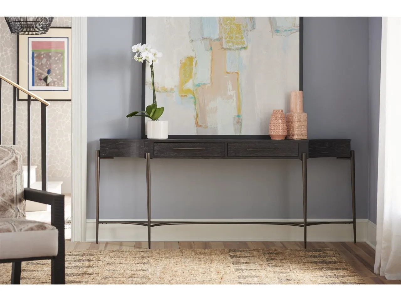 CURATED OSLO ONYX CONSOLE TABLE