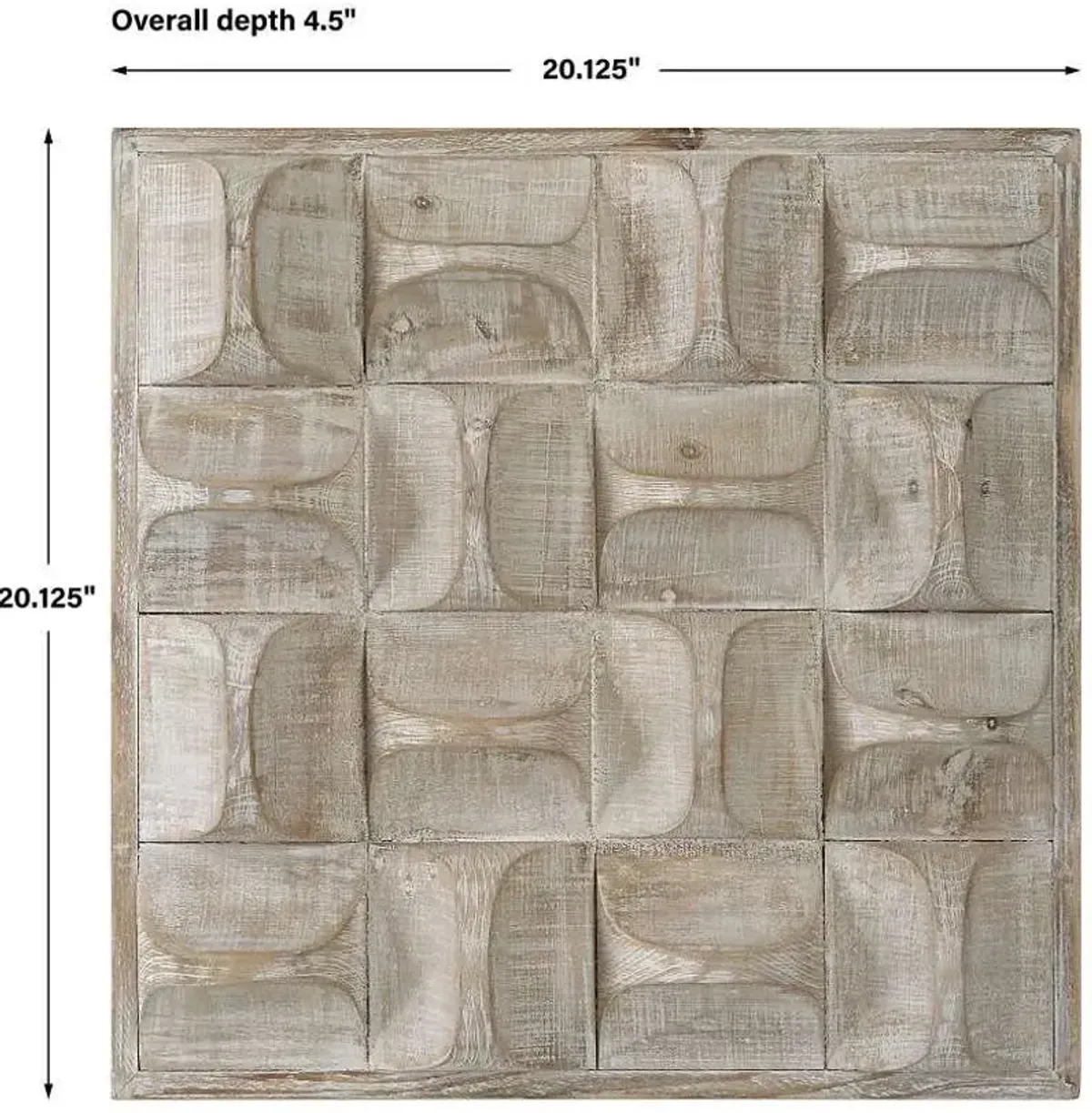 Uttermost Pickford Natural Wall Panel