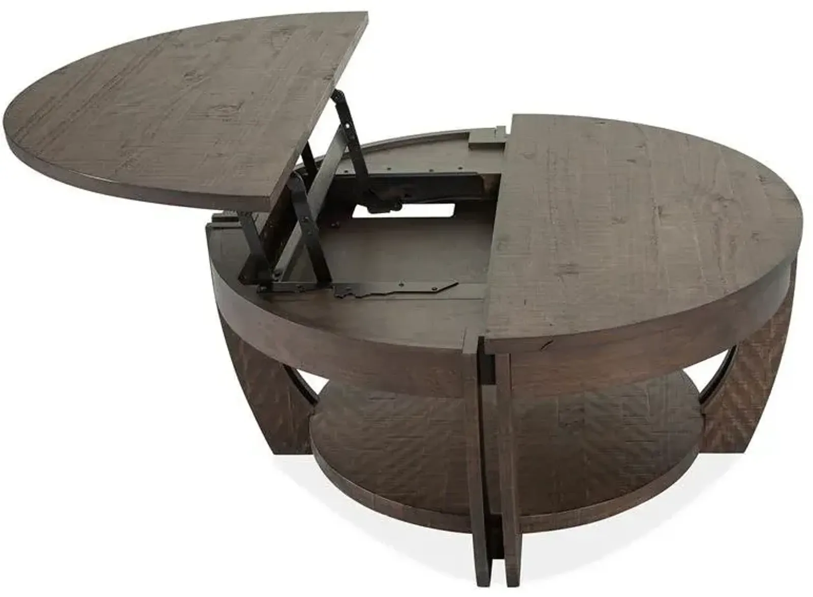 Magnussen Wood Lift-Top Storage Cocktail Table with Casters Lyndale