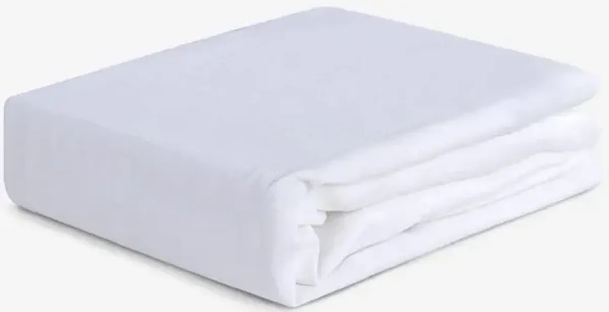 Bedgear Bright White Hyper-Linen Performance Crib Sheet