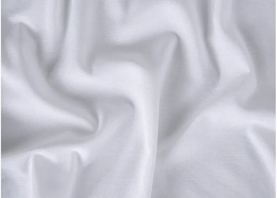 BRIGHT WHITE HYPER-LINEN PERFORMANCE CRIB SHEET