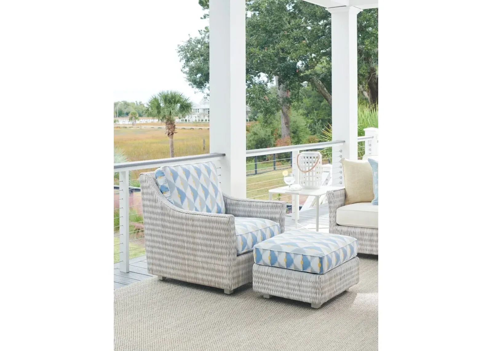 OUTDOOR OTTOMAN - SEABROOK