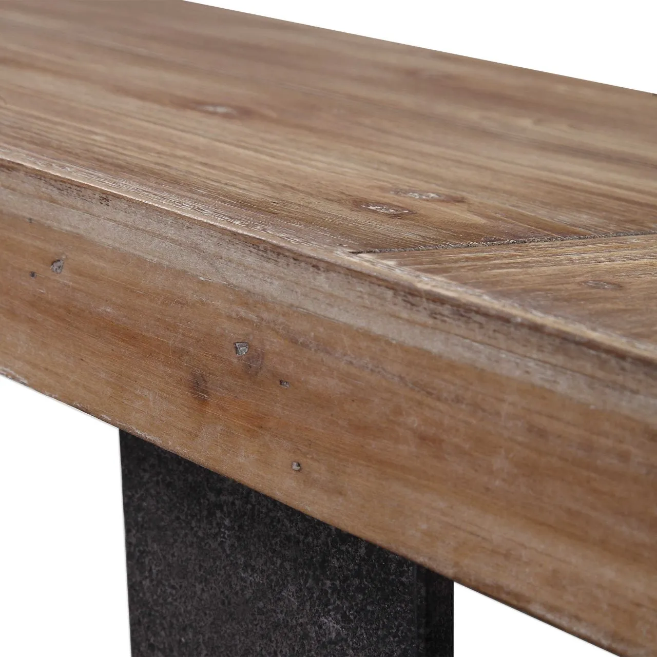 FREDDY WEATHERED OAK CONSOLE TABLE