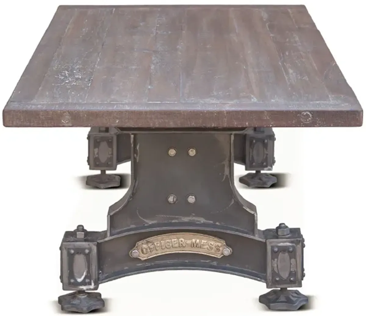 Home Trends Design Old Mill 53-Inch Cast Iron Coffee Table