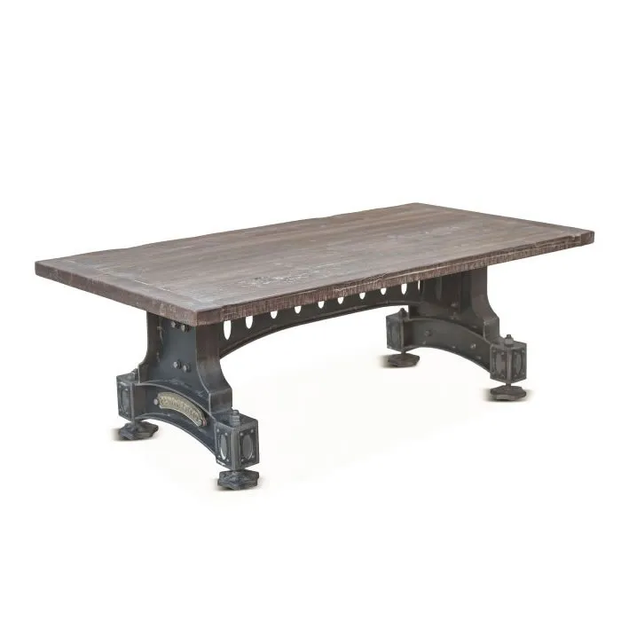 OLD MILL 53-INCH CAST IRON COFFEE TABLE