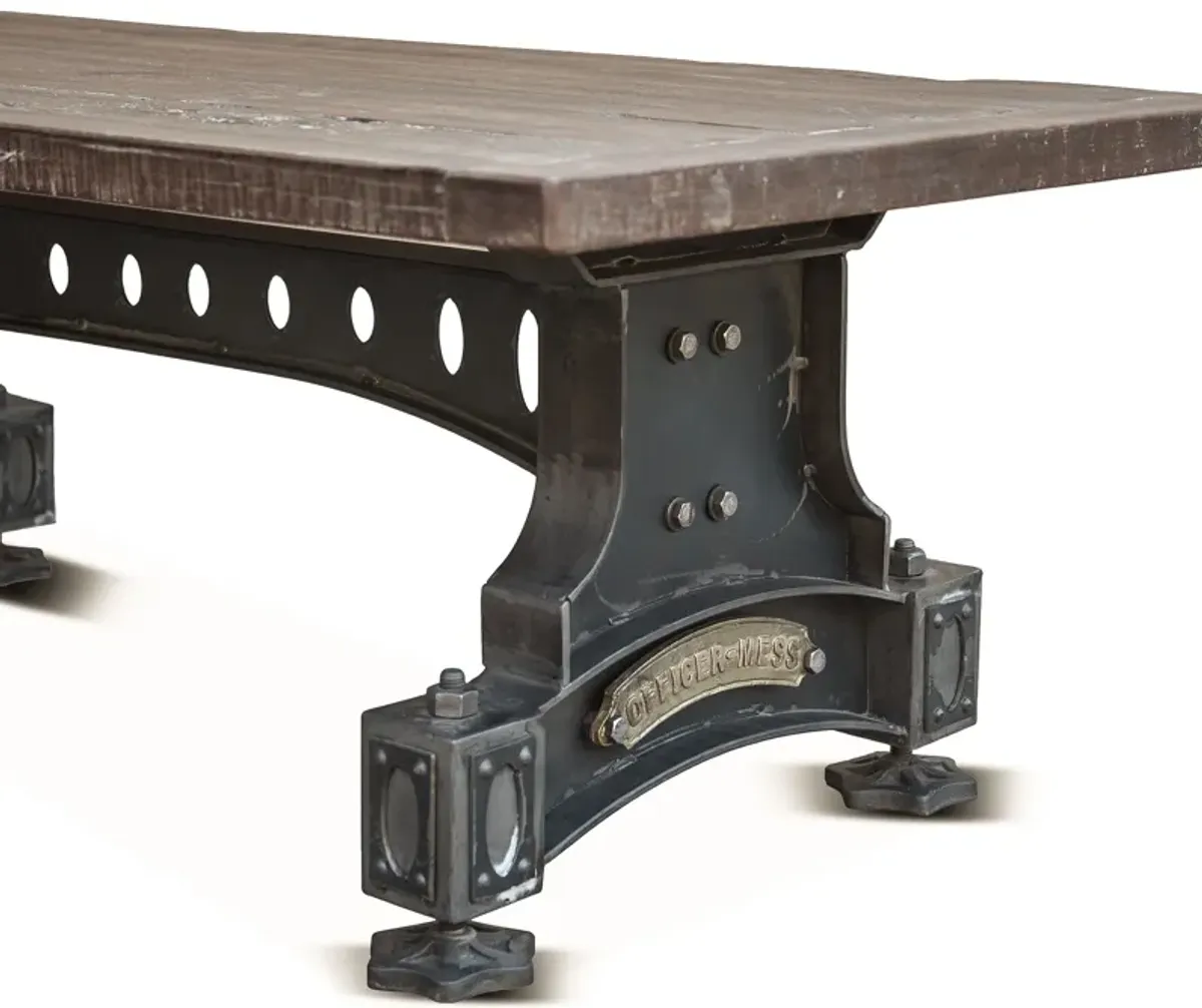 Home Trends Design Old Mill 53-Inch Cast Iron Coffee Table