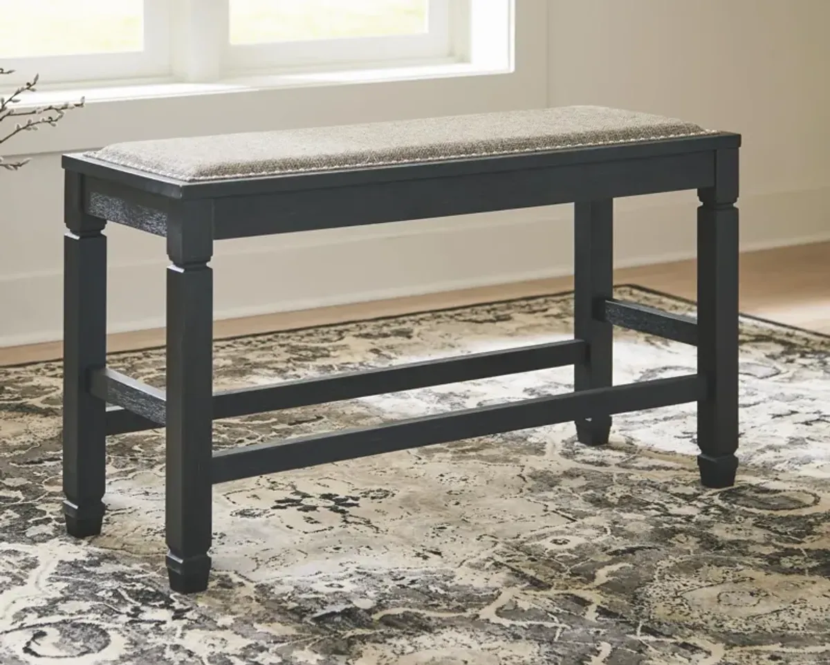 Ashley Tyler Creek Antique Black Counter-Height Dining Room Bench