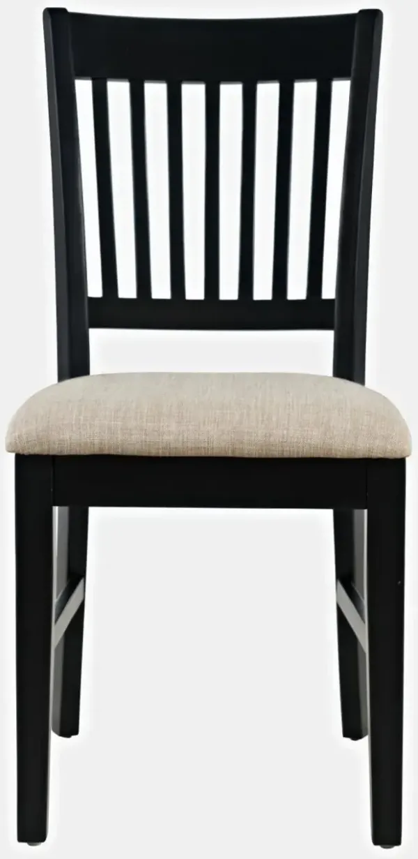Jofran Craftsman Antique Black Home Office Desk Chair