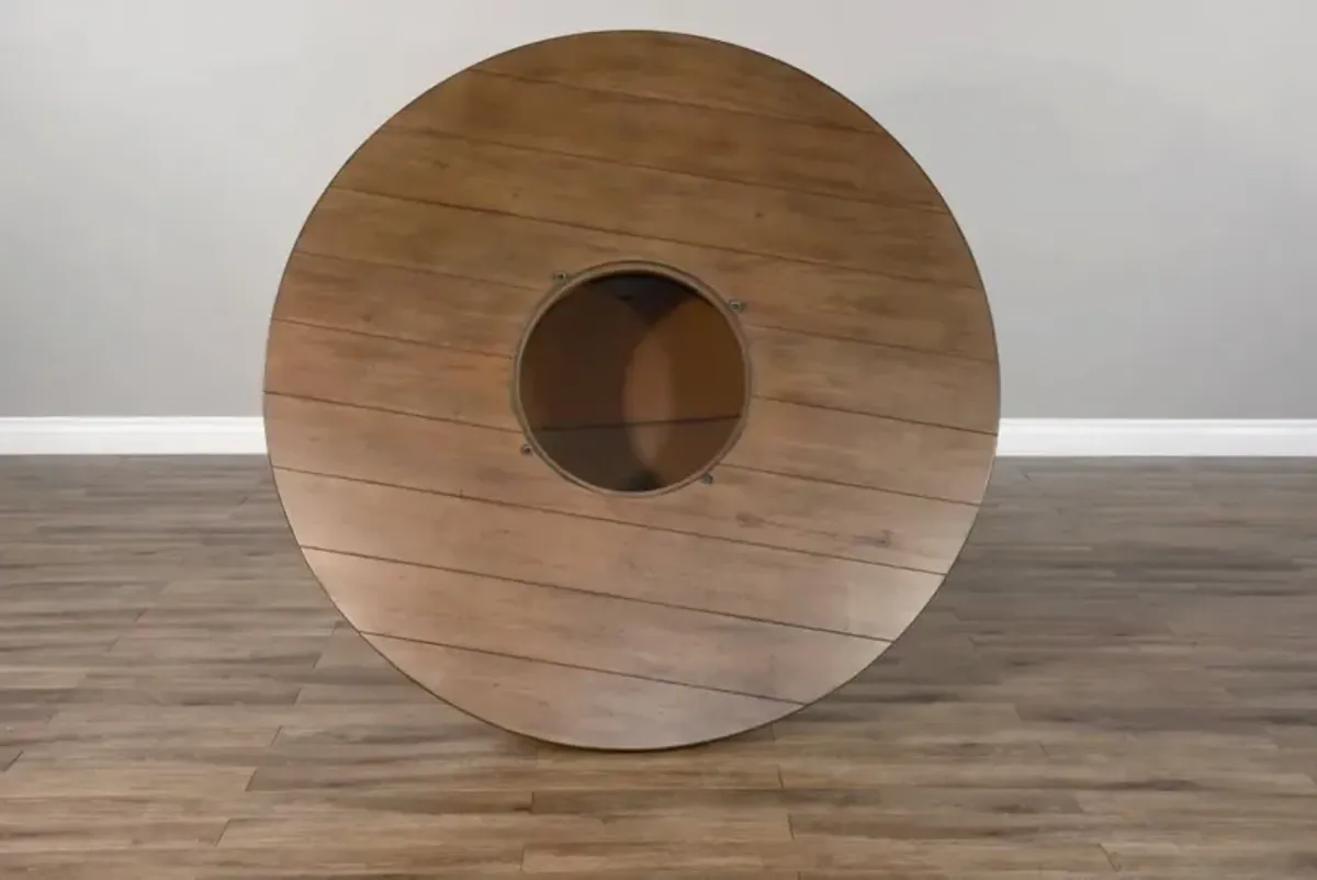 Sunny Designs Doe Valley Buckskin Round Pub Table