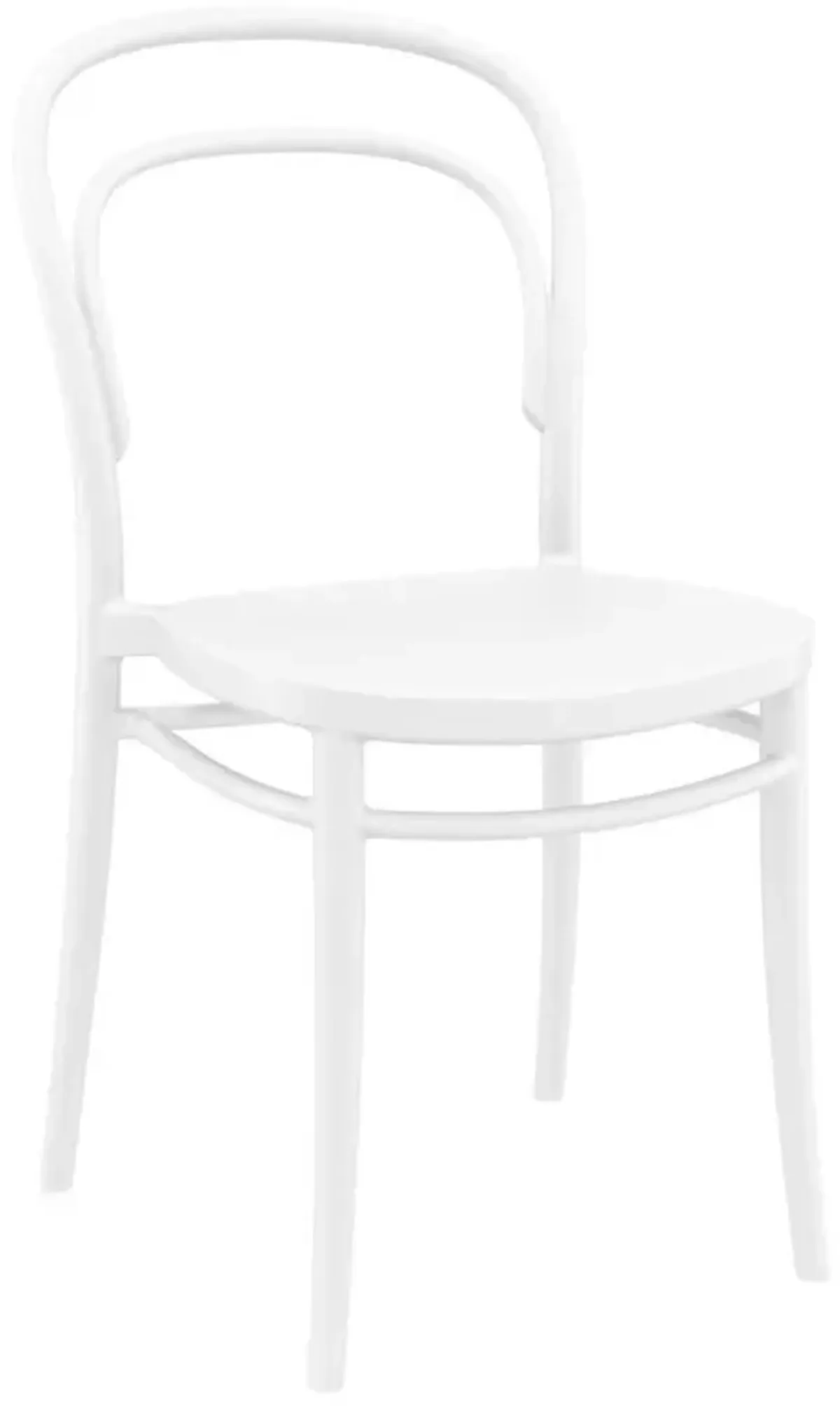 Compamia 3-Piece White Marie Outdoor Bistro Set