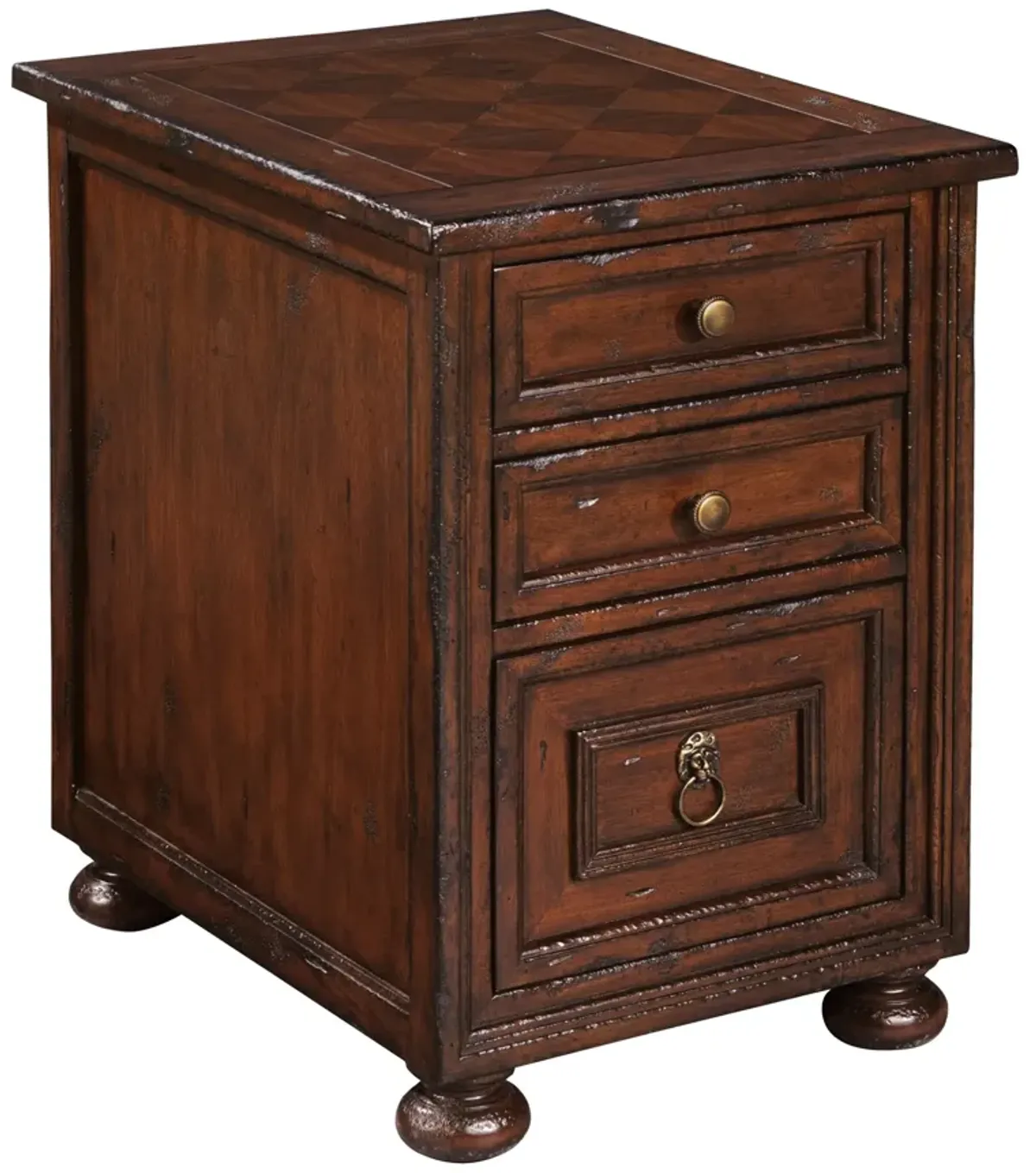 Hekman Accent 3-Drawer Chest Antique Havana