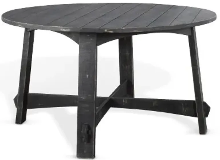 MARINA BLACK SAND 54 INCH ROUND DINING TABLE