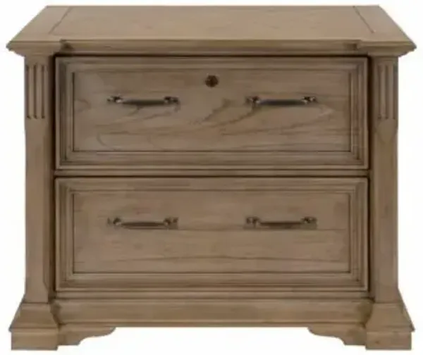 Martin Furniture Bristol Light Brown Lateral Office File Cabinet