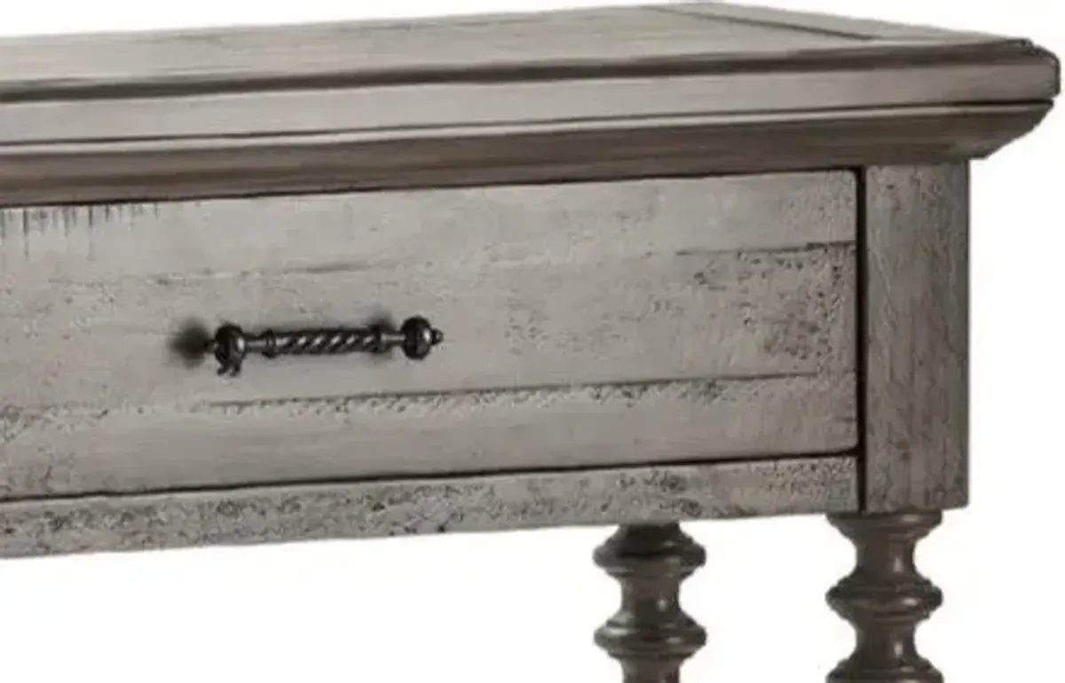 Crestview Pembroke Grey Console