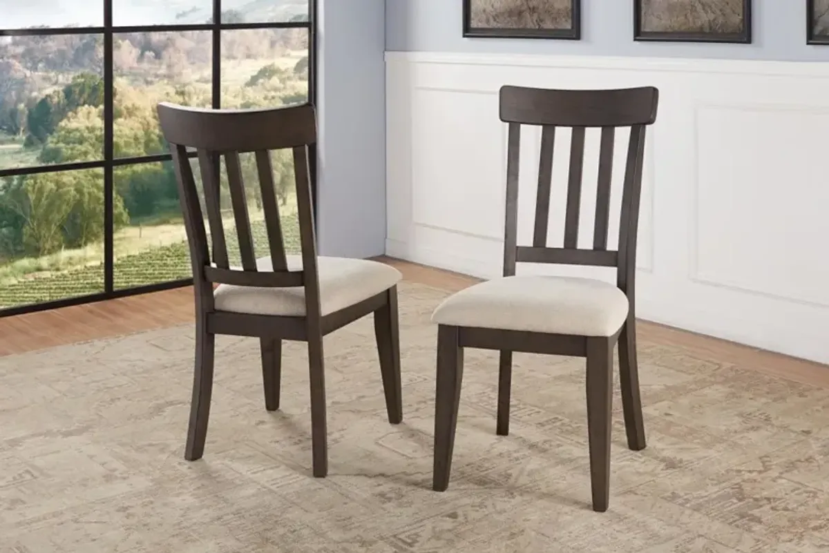 Steve Silver Rectangle 7-Piece Napa Table & 6 Side Chairs