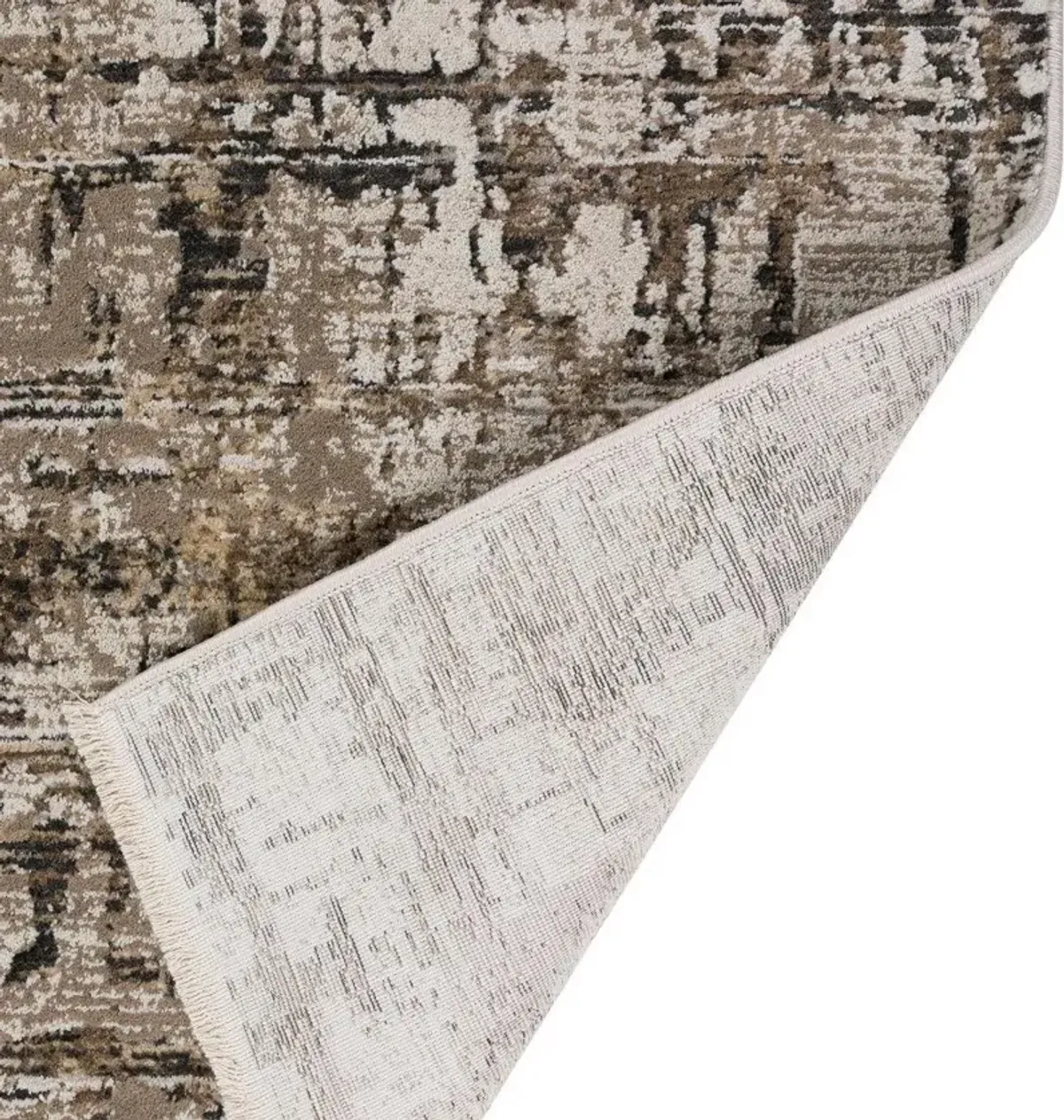 Dalyn Monochrome Elegance Distressed Abstract 5'X8' Area Rug