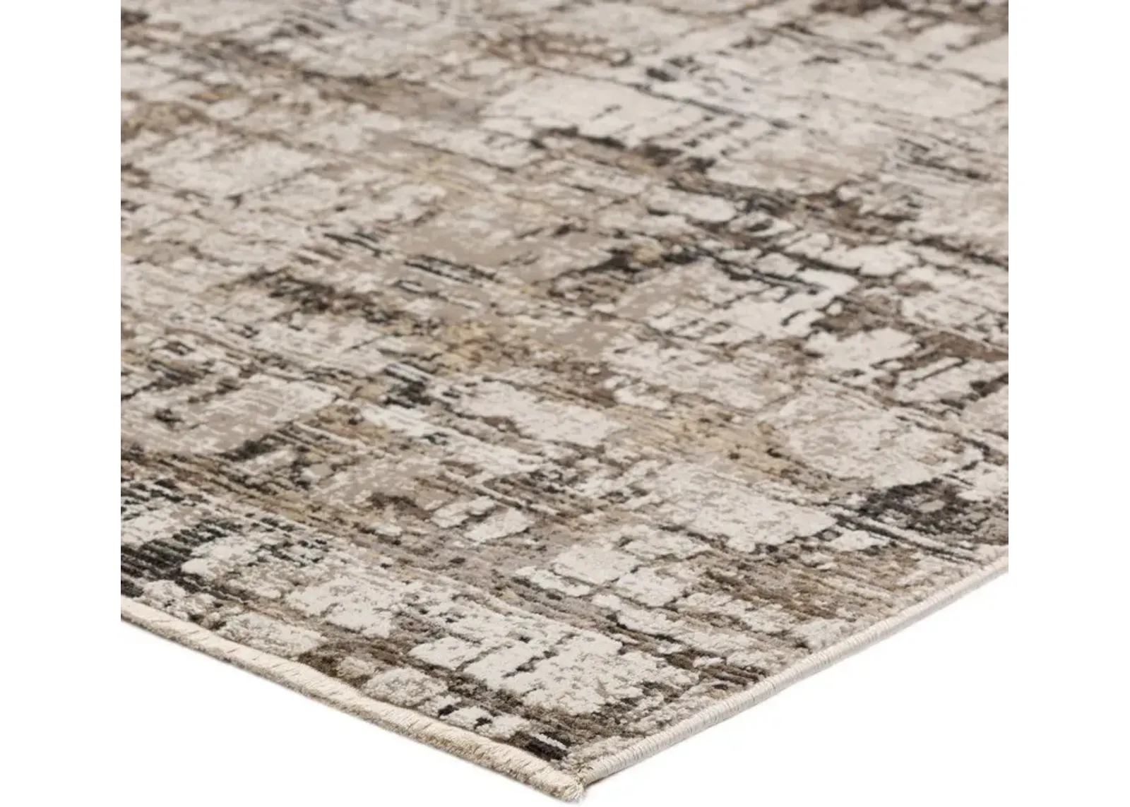 Dalyn Monochrome Elegance Distressed Abstract 5'X8' Area Rug