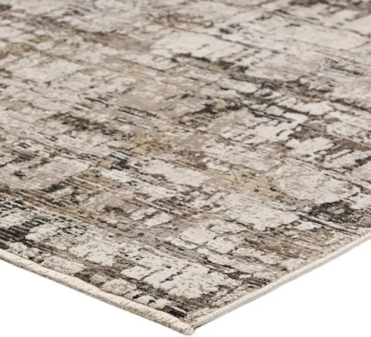 Dalyn Monochrome Elegance Distressed Abstract 5'X8' Area Rug