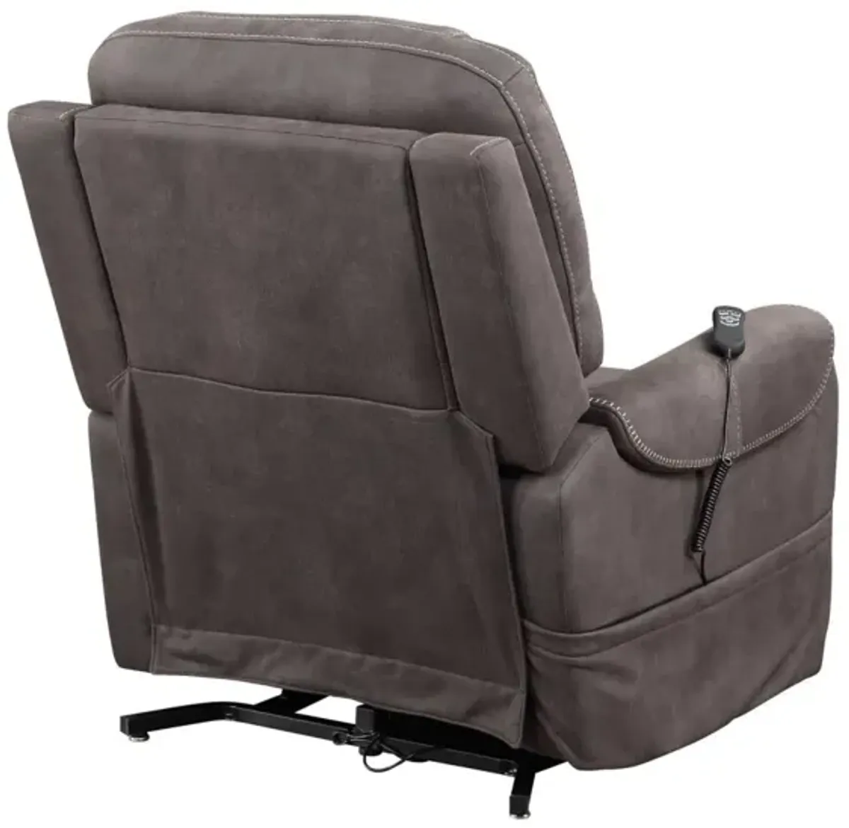 Steve Silver Brisbane Power Lift Chair with Three Heat Zones Stone