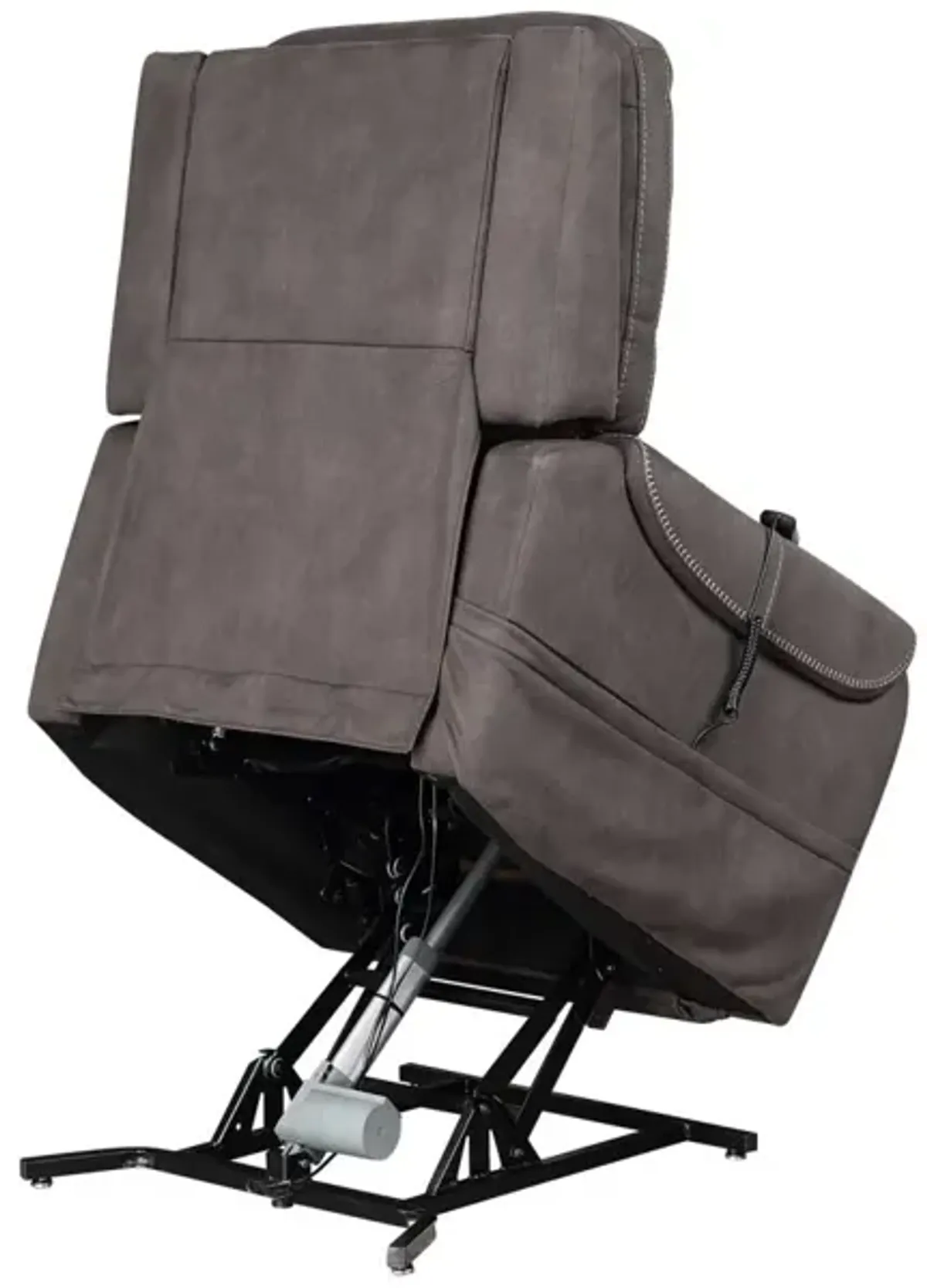 Steve Silver Brisbane Power Lift Chair with Three Heat Zones Stone