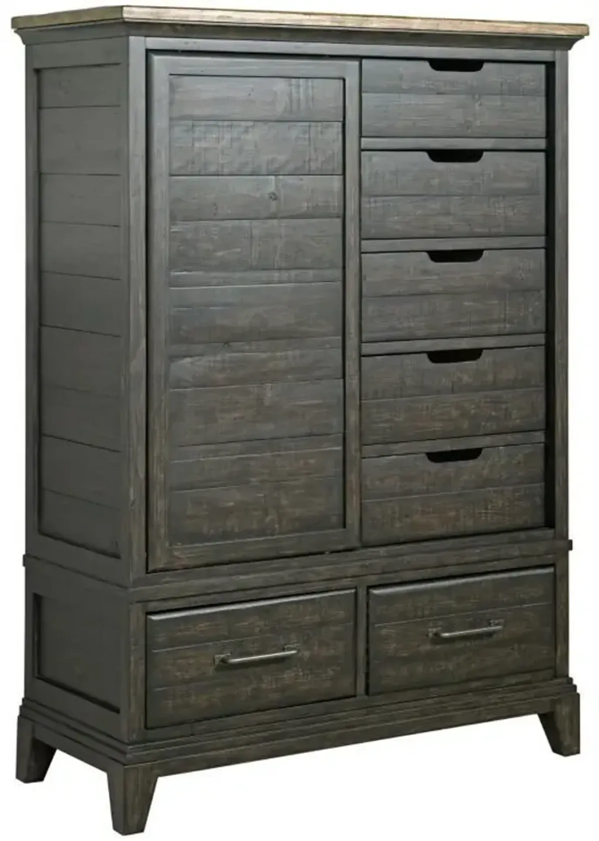 Kincaid Wheeler Door Espresso Plank Road Chest Armoire