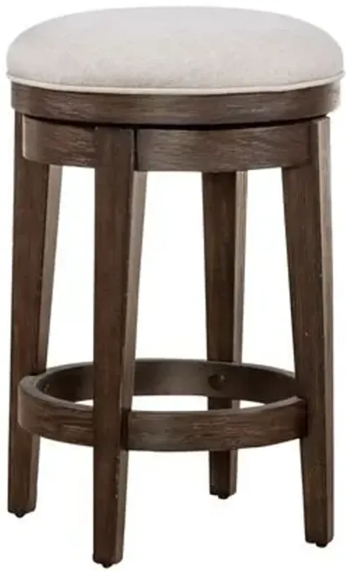 Liberty Furniture Mill Creek Cream/Peppercorn Bar Stool