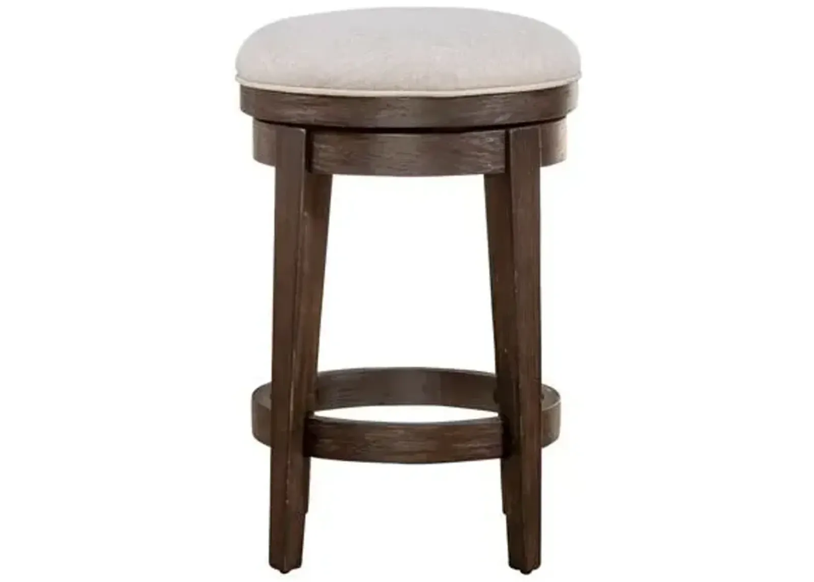 Liberty Furniture Mill Creek Cream/Peppercorn Bar Stool